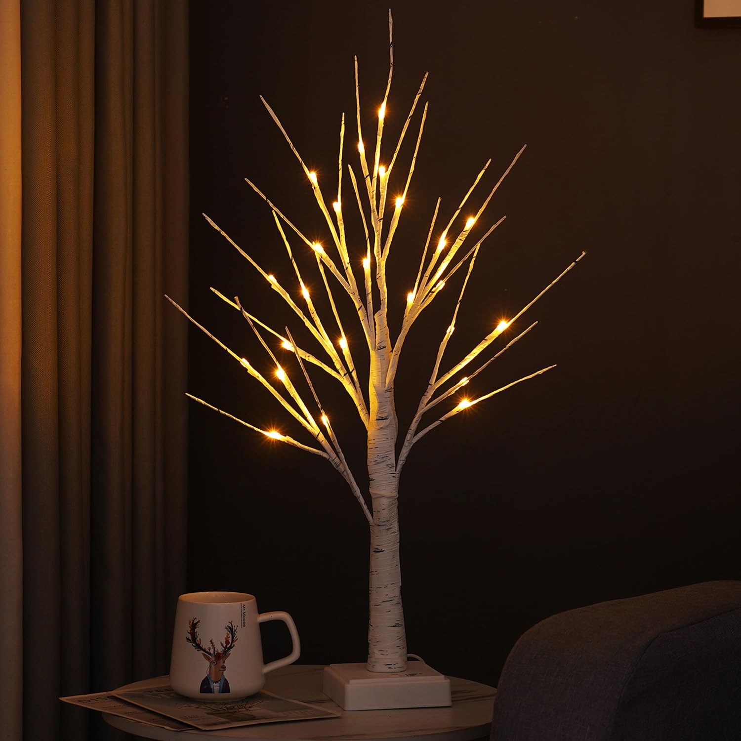 Amazon.co.jp : CLEAN HOUSE ツリーライト LED ブランチツリー 白樺